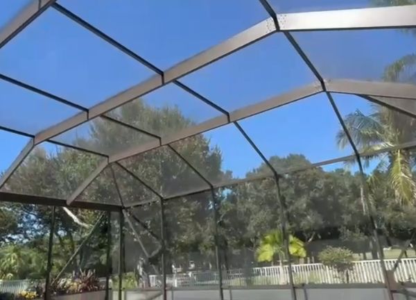 Painting metal enclosure screen