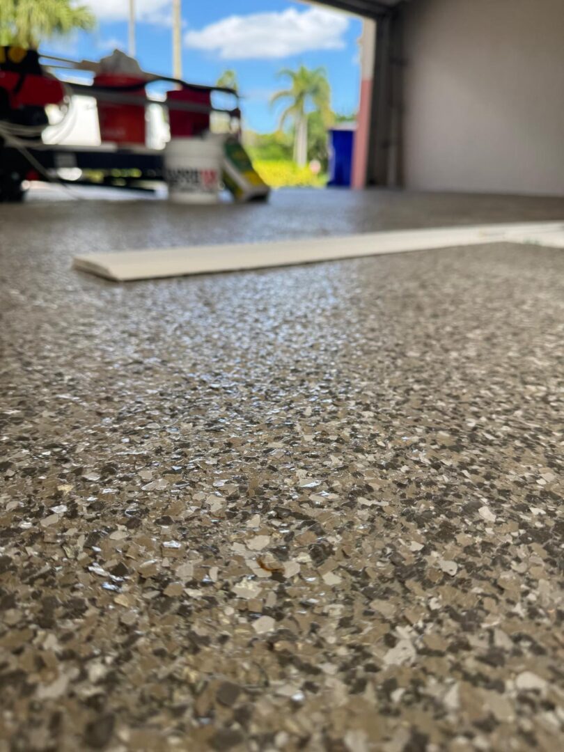 Epoxy garage floor coating