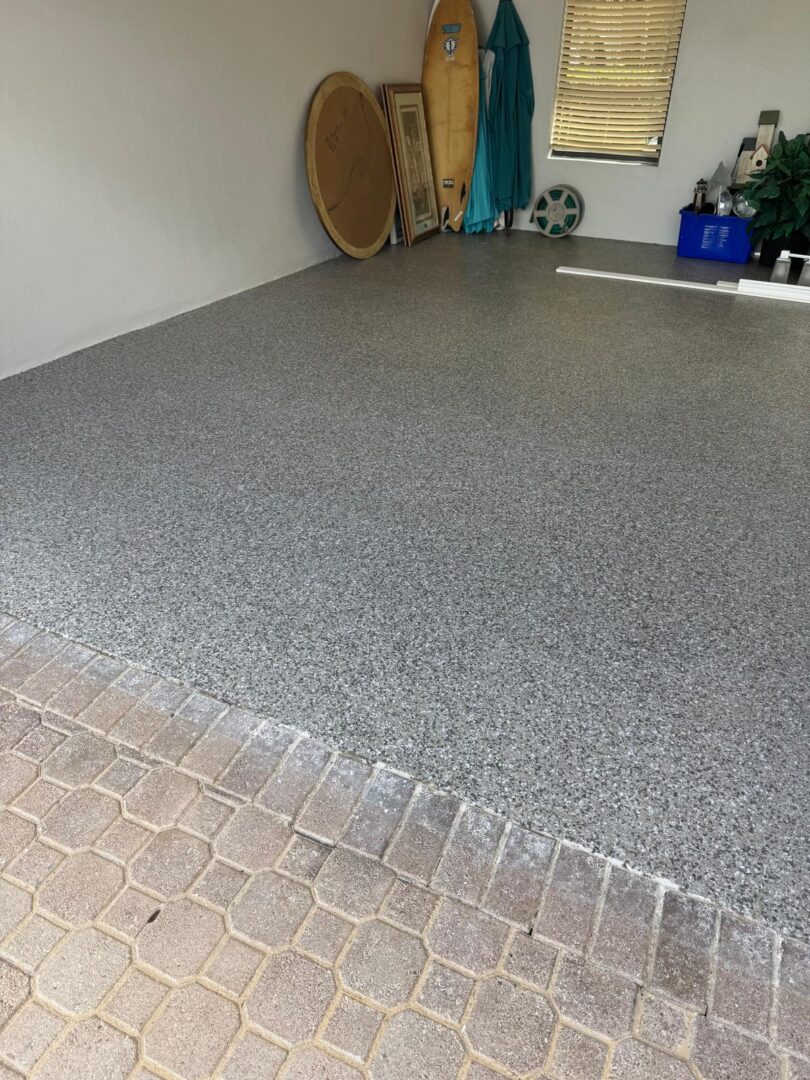Epoxy garage floor coating