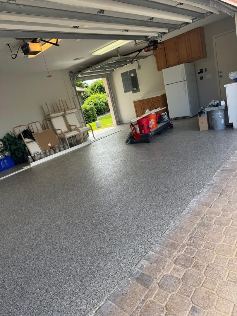Epoxy garage floor coating